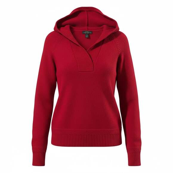 Lauren Ralph Lauren Jeans Co Hooded Sweater Size Large Preppy - Picture 2 of 10